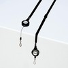Avery 4830 Black Lanyards with Extendable Reels - Pack of