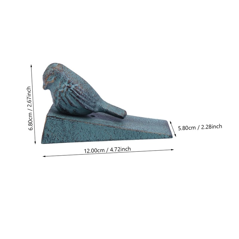 STOBOK Door Wedge Stopper for Hotel Outdoor Use Cast Iron