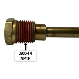 3/8" OD Fuel Pickup Tube for Semi Trucks, Diesel and Gas Tanks, APU's and more (22.92" Length)