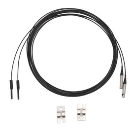 2PCS Fiber Optic Sensor Cable 0‑3600mm Detection Distance Through Beam Optical Fiber Probe Sensor TP‑16C