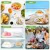 300Pcs Reusable Elastic Food Bowl Storage Covers, Sublaga Bowl Covers,