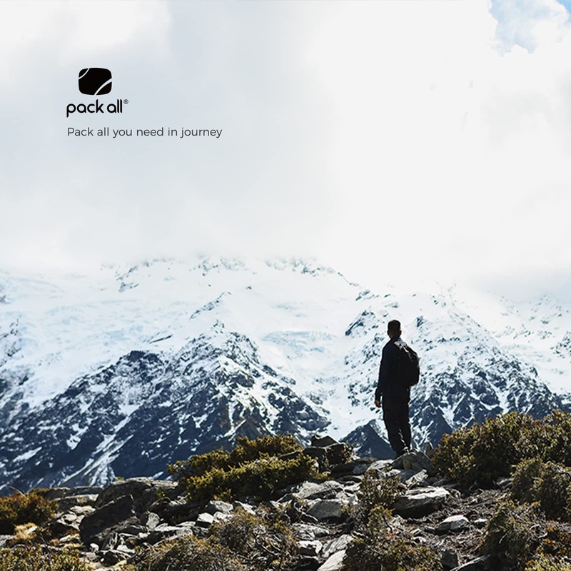[pack all] 軽量バックパック 折りたたみ リュック撥水加工 ハイキングデイパック 18L コンパクト アウトドア 旅行