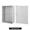 QWORK® Surface-Mounted Junction Box, Junction Box, Waterproof, Dustproof, IP66 ABS