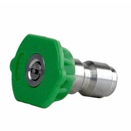 Erie Tools 6.0 Stainless Steel Orifice 25 Degree 1/4in. Quick Connect 4000 PSI High Pressure Washer Spray Nozzle Tip