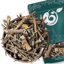 NY Spice Shop Mexican Muicle Honeysuckle - 1 Pound Cut & Sifted Botanical Justicia Spicigera - Dried Muicle Honeysuckle Leaves for Herbal Tea Infusions Blends Tisanes & Craft Use
