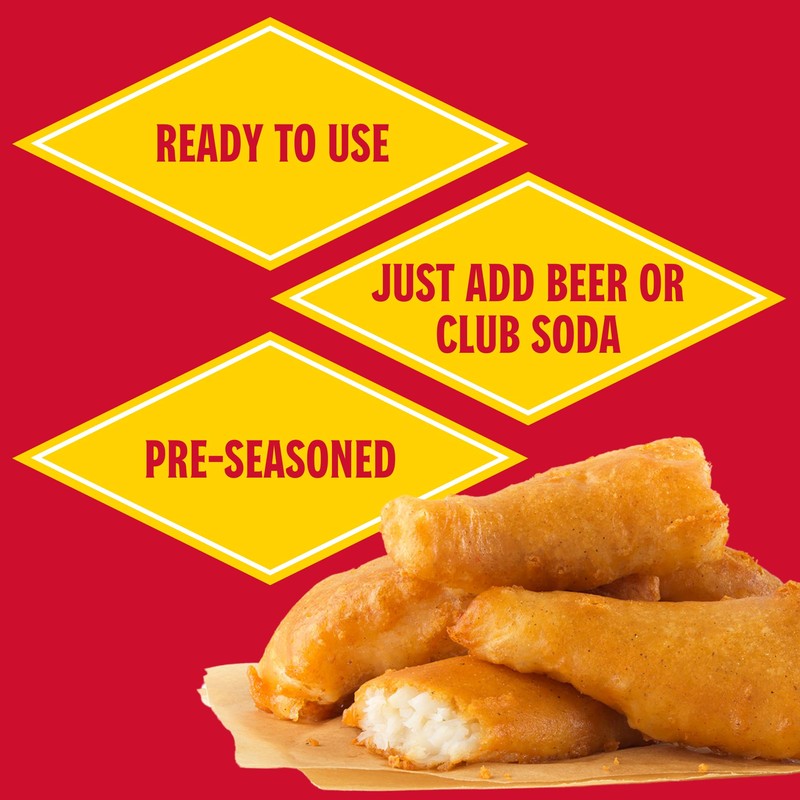 Louisiana Seasoned Beer Batter Mix 8.5 oz - 2 Pack