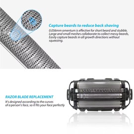 Xspeedonline WES9165PC Replacement Shaver Blades Cutter Fit for Panasonic ESLA93K, ES-LA63AA, ES-LA63-S