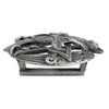 Dryad Design Pewter Crescent Raven Wiccan Pentacle Belt Buckle