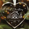 2025 Housewarming Gift - New Home Ornament - Glass House
