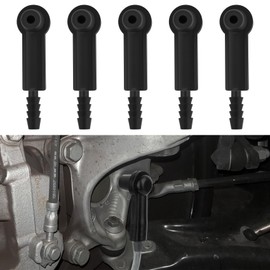 Rebvugr 5PCS Brake Bleeder Kit Connector, Brake System Bleeding Tools, Car Oil Bleeder Pump Exchange Adapter, Auto Accessories Quick Oil Pumping Pipe Exchange Connector Tool for Most Cars and Trucks