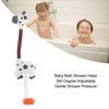 Baby Bath Shower Head with 3 Suction Cups Electric Cute