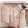 2 Pack Space Saving Hanging Garment Bags with Self Compression