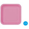Unique 31505 7" Square Dessert Plates | Hot Pink Color