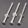 8-Sets 3/8 x 5 Hex Head Lag Screws & Flat