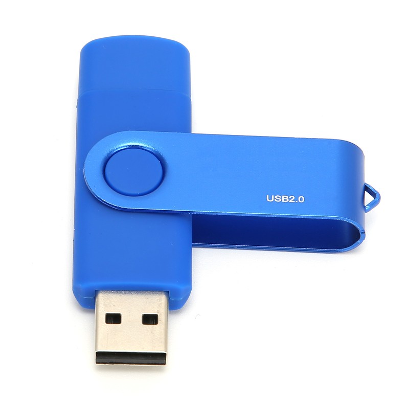 Yvonne U Disk OTG Dual Port Mini Plugin Flash Drive