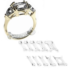 Invisible Ring Size Adjuster (Multi 10-Pack) - Comfortable & Secure Fit for Loose Rings - Keep Your Precious Jewelry Snug and Stylish