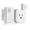 RAYZEEK Wireless Motion Sensor Plug Kits,No-Wire Mini PIR Sensor Switch