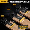 JTWEB 15PCS Titanium Oscillating Saw Blades, Multitool Blades Oscillating Tool