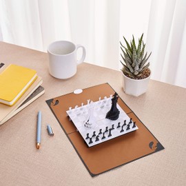 Rykamia Chess Pop Up Card, 6x7.5 Inches, Chess 3D card, Birthday 3D Card, Happy Anniversary, Retirement, Just Because, All Occasion, Card for Father, Son, Husband, Wife, Mom, Friend