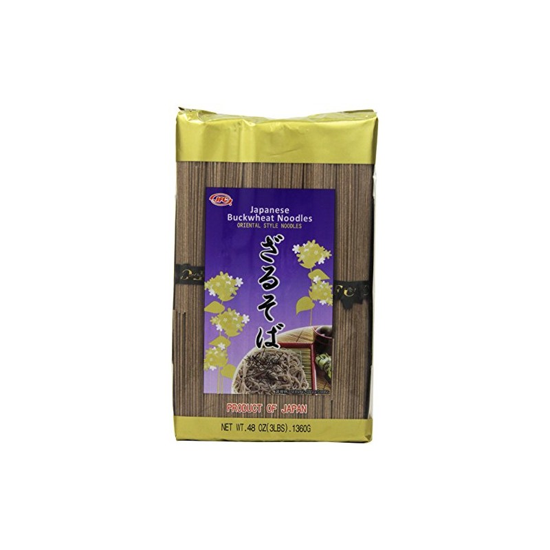 J-BASKET International Zarusoba Noodle, 3 Pound (Pack of 6)