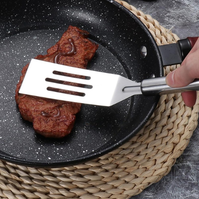 3 PCS Stainless Steel Fish Spatula Set Nonstick Cookware Flip