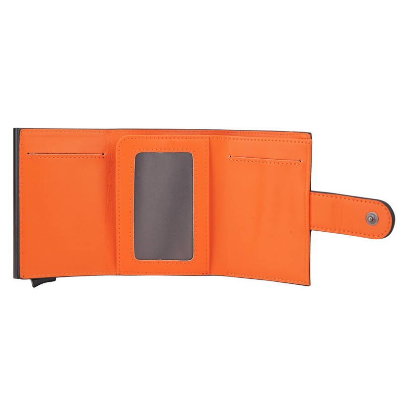 DIENQI Rfid Credit Card Holder Bifold Pop up Men Wallet