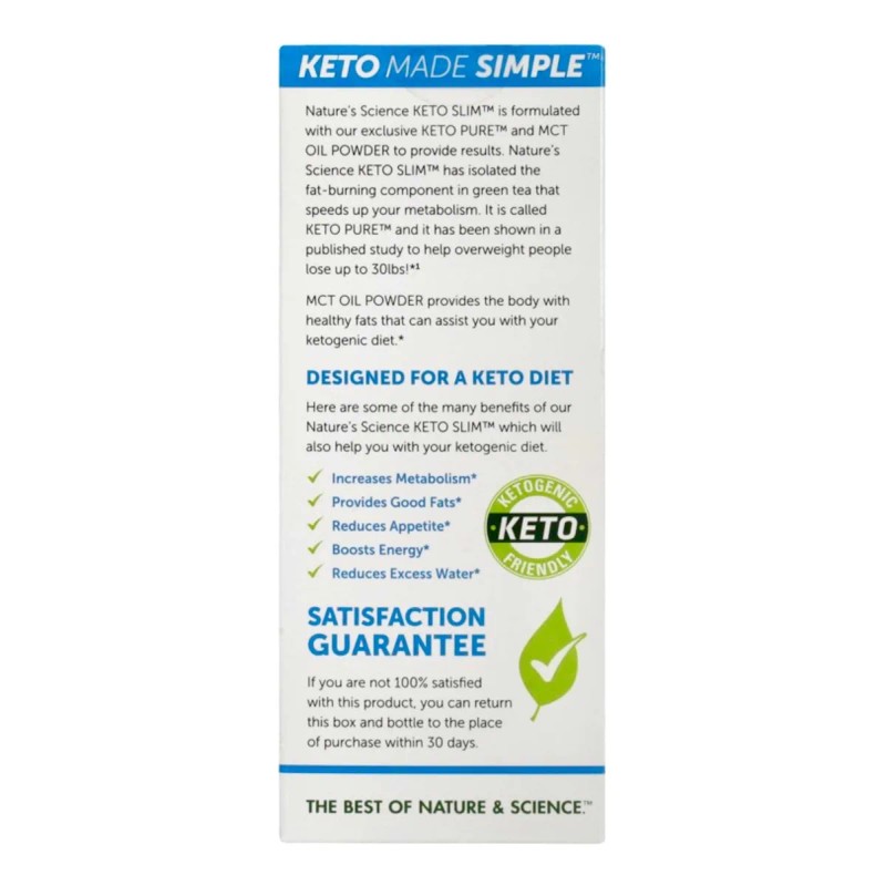 Pastillas Keto Slim (60 Capsulas) Pérdida De Peso Hecho Usa