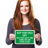 Keep Your Child Safe Hold Your Child's Hand Coming Into