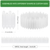 10 Pcs Garden Edging Border for Landscaping: Plastic Interlocking Decorative