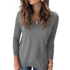 LILBETTER Womens Casual Lightweight Long Sleeve Crewneck Knit Pullover Sweater(Light