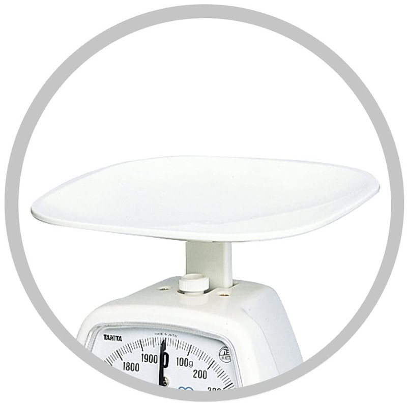 Tanita 1437-NWH Cooking Scale, Kitchen Scale, Cooking, Analog, 4.4 lbs