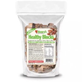 Henry's Pets Healthy Blocks - Food for Squirrels, Flying Squirrels, and Chipmunks