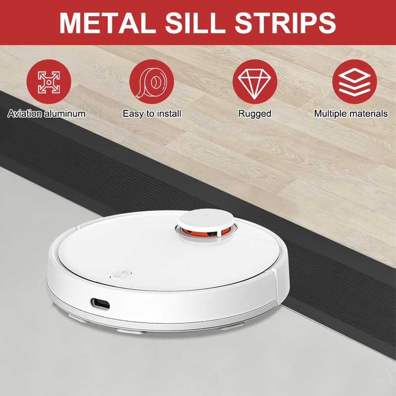 Aluminium floor transition strip, 100 x 900 mm Transition profile