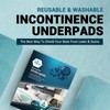 MED PRIDE Washable Reusable Bed Pads for Incontinence Adults Women