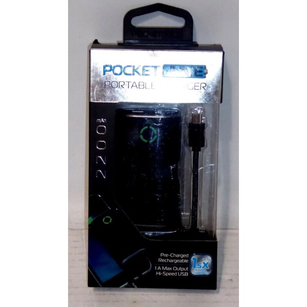 JUICE BANK Pocket Juice portable charger / Power Bank 2200