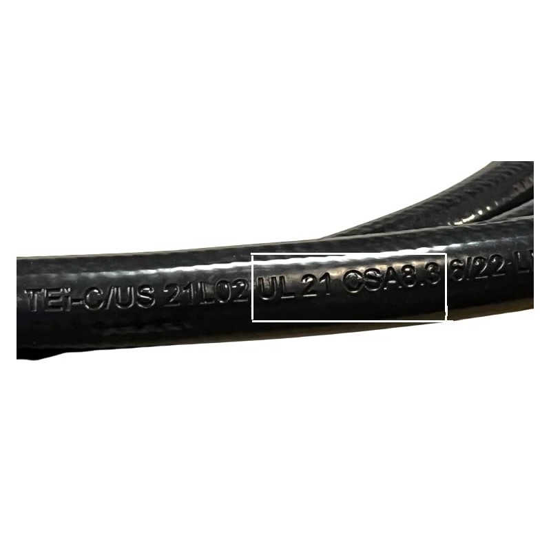 South Bend Components 5/16" ID Propane/Natural Gas/Air Hose with 1/4"