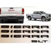 GMC 4PC Set GLOSS BLACK 2019+ GMC SIERRA SLT LETTER