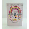 Rachel Ellen Congratulations Twins Baby Card