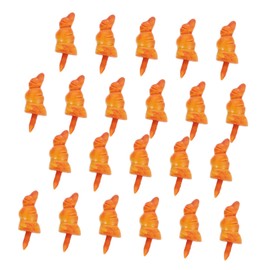 Housoutil 50pcs Snowman Nose Snowman Decoration Nose Embellishments Tiny Accessories DIY Accessories Carrot Christmas Craft DIY Christmas Small Fake Winter Indoor Decorative Plastic