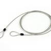 2m Steel Security Cable for Locks, Anti-Theft Connection Wire Travel Locking Cable 2ea