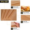100 Sheets 25 * 35cm Brown Pre-Cut Baking Parchment Paper