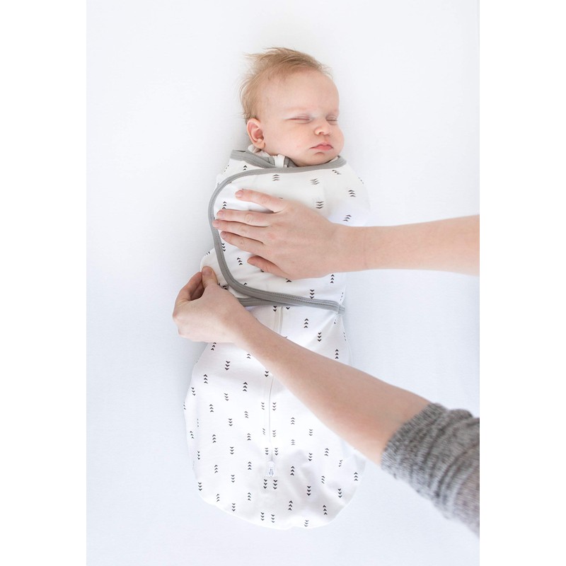 SwaddleDesigns Omni Swaddle Sack with Wrap & Arms Up Sleeves