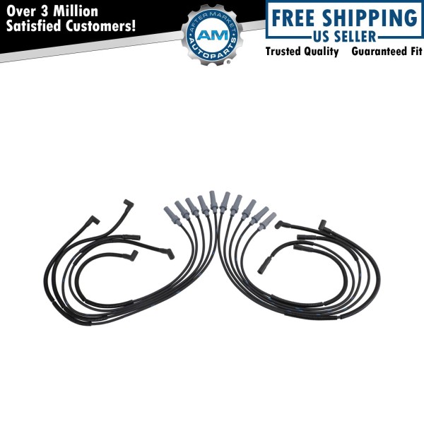 AM Autoparts Spark Plug Wire Set Fits 2004 Dodge Ram