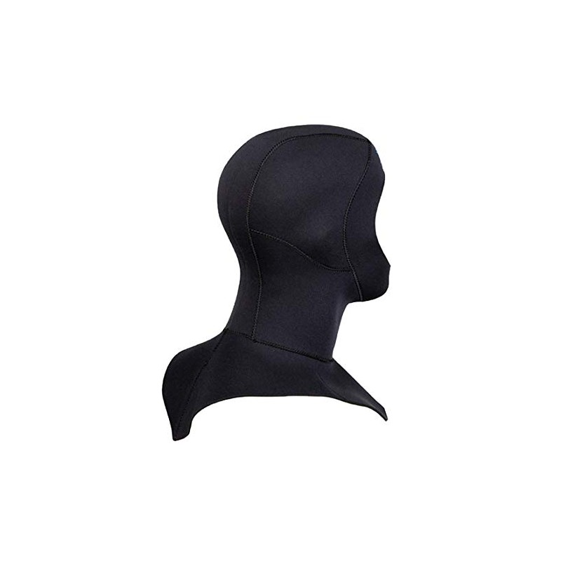 Diving Hood 3mm Neoprene Material Surf Hood Unisex Black Shoulder