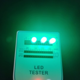 5 mm LED Light Emitting Diode, Pack of 80 Green LED Diodes, 5 mm LED Assortment Kits for Science Projects, Schools and DIY Projects (5 mm, 80 Pieces)