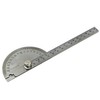 RHINORO 0-180° 180 Degree Stainless Steel Protractor Tool Angle Finder