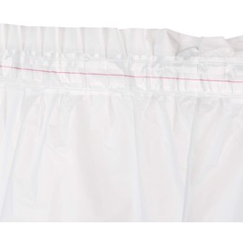 Plastic Tableskirt 14'x29" 1/Pkg-White