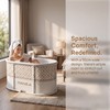 Portable Bathtub for Adults, 37.4" Foldable Bathtub No Installation, Freestanding
