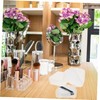 Baluue 8pcs Makeup Accessories Organizer Small Square Triangular Powder Puff