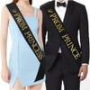 "Prom Prince" and"Prom Princess" Sashes - Graduation Party School Party